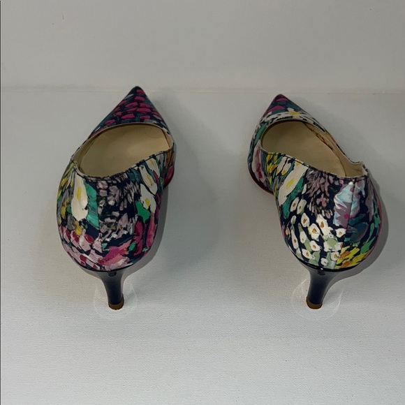 EUC Butter Luxury Italian Floral Women's Heels Size 7 - Picture 4 of 6